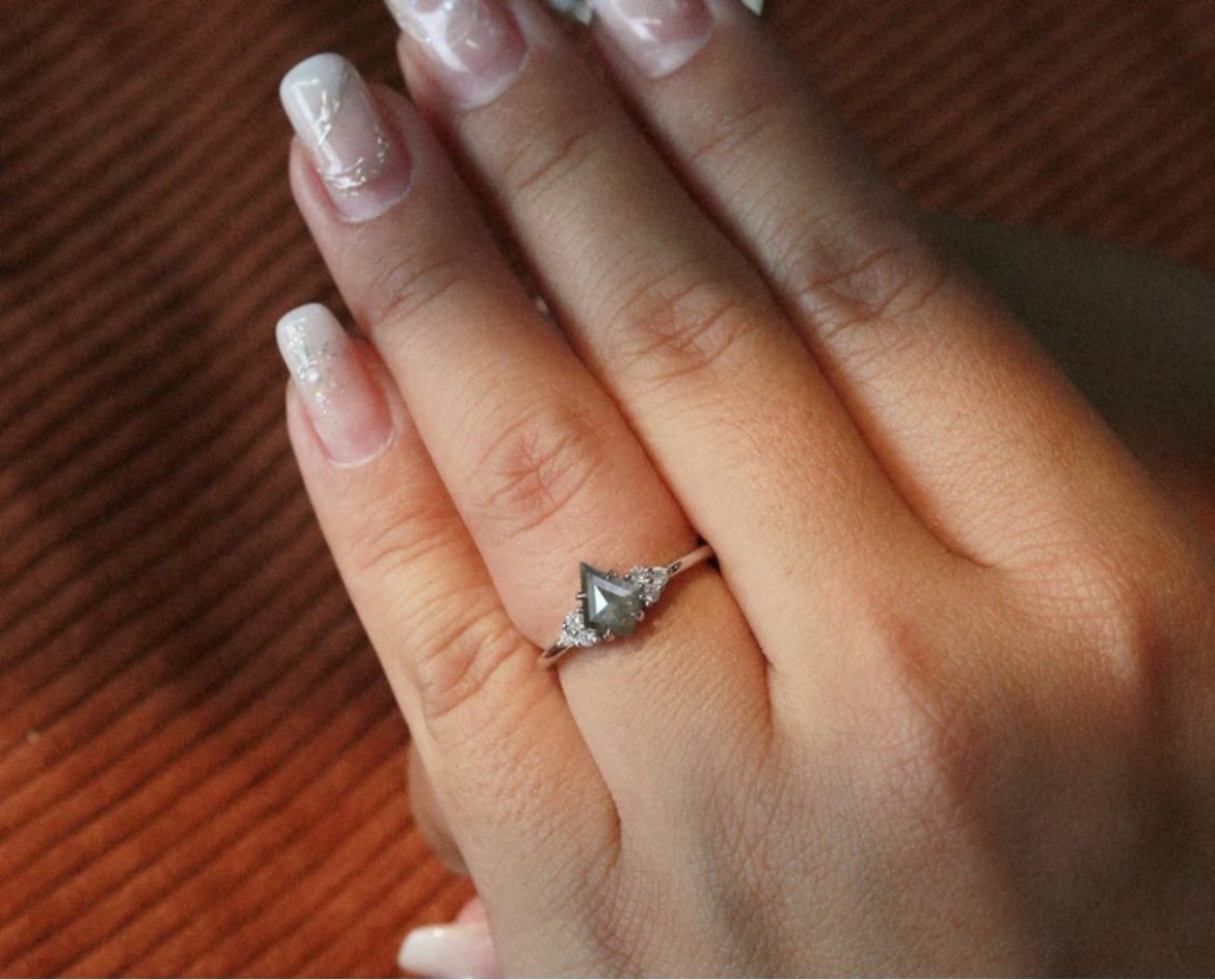 How can a Salt and Pepper Diamond Ring Be Maintain Perfectly